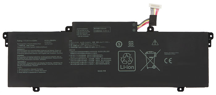 Recambio de Batería para ordenador portátil  ASUS Zenbook-14-UX435EA-A5003T