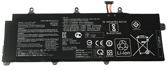 Recambio de Batería para ordenador portátil  ASUS Zephyrus-GX501