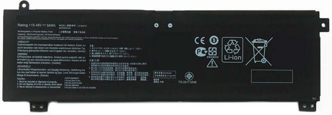 Recambio de Batería para ordenador portátil  ASUS ROG-Strix-G17-FX507ZE