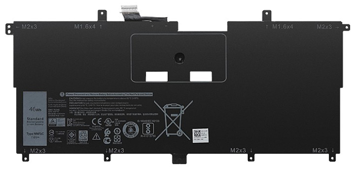 Recambio de Batería para ordenador portátil  DELL XPS-13-9365-D1805TS