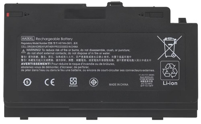 Recambio de Batería para ordenador portátil  HP ZBOOK-17-G4-3XC22US