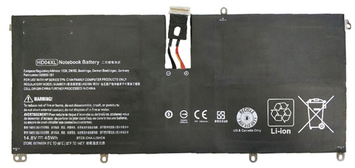 Recambio de Batería para ordenador portátil  HP Ultrabook-13-2107tu