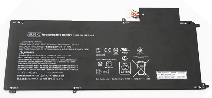 Recambio de Batería para ordenador portátil  HP Spectre-X2-12