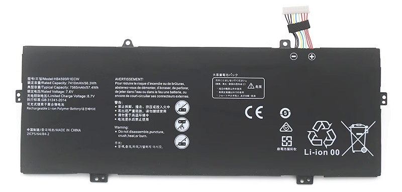 Reemplazo de Batería para ordenador portátil para HUAWEI MateBook-14-2020-Series Recambio de Batería para ordenador portátil HUAWEI MateBook-14-2020-Series
