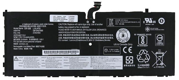 Recambio de Batería para ordenador portátil  LENOVO SB10K97599