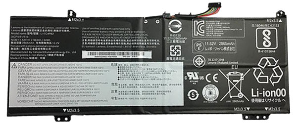 Recambio de Batería para ordenador portátil  LENOVO L17C4PB0
