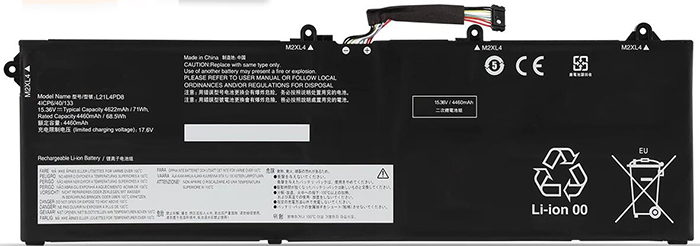 Recambio de Batería para ordenador portátil  LENOVO ThinkBook-16-G4 IAP