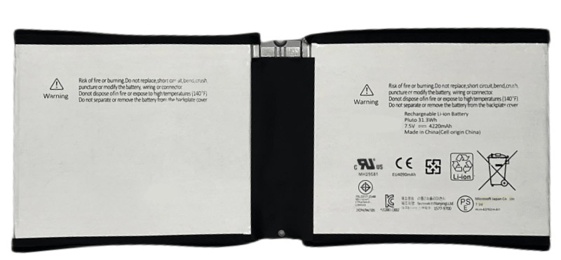 Reemplazo de Batería para ordenador portátil para MICROSOFT Surface-RT2-1572-Tablet Recambio de Batería para ordenador portátil MICROSOFT Surface-RT2-1572-Tablet