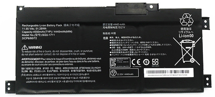 Reemplazo de Batería para ordenador portátil para THUNDEROBOT G7000M Recambio de Batería para ordenador portátil THUNDEROBOT G7000M