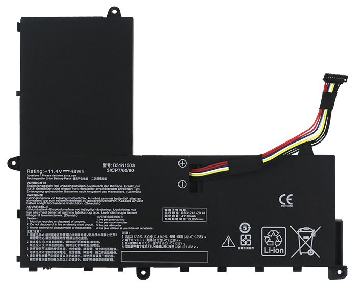 Reemplazo de Batería para ordenador portátil para ASUS EeeBook-E202SA Recambio de Batería para ordenador portátil ASUS EeeBook-E202SA