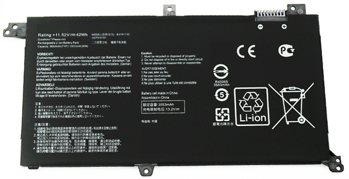 Reemplazo de Batería para ordenador portátil para ASUS Mars15-VX60G Recambio de Batería para ordenador portátil ASUS Mars15-VX60G