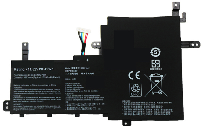 Reemplazo de Batería para ordenador portátil para ASUS VivoBook-15-S513UA-Series Recambio de Batería para ordenador portátil ASUS VivoBook-15-S513UA-Series