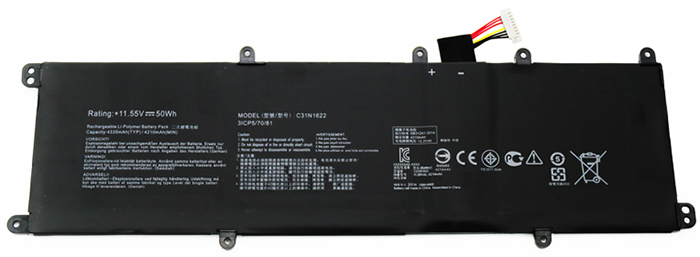 Reemplazo de Batería para ordenador portátil para asus U5100U Recambio de Batería para ordenador portátil asus U5100U