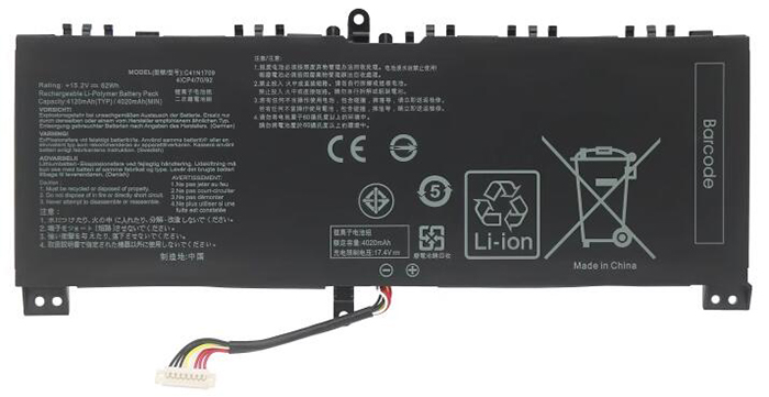 Reemplazo de Batería para ordenador portátil para ASUS ROG-STRIX-GL503VS-EI038T Recambio de Batería para ordenador portátil ASUS ROG-STRIX-GL503VS-EI038T