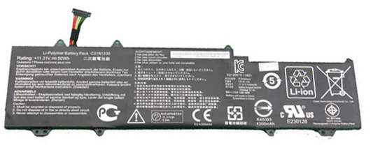 Reemplazo de Batería para ordenador portátil para asus C31N1330 Recambio de Batería para ordenador portátil asus C31N1330