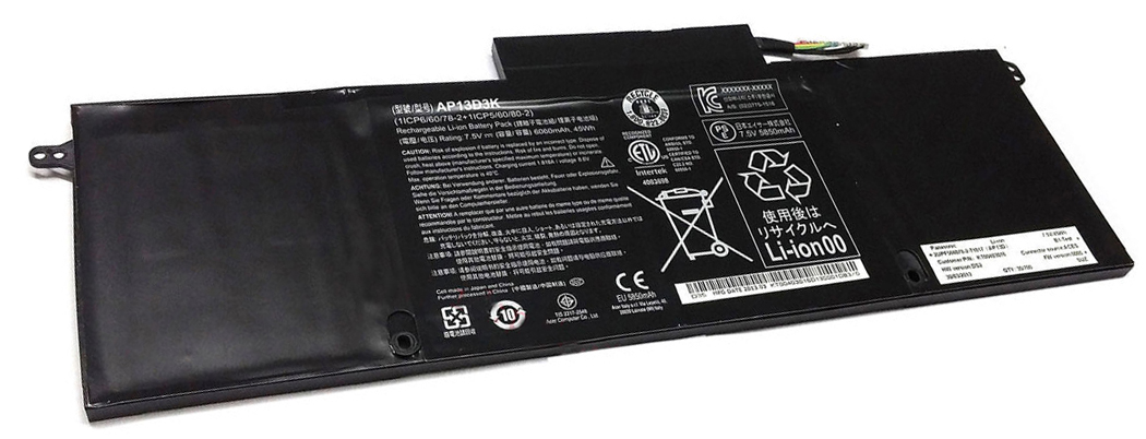 Reemplazo de Batería para ordenador portátil para ACER 1ICP6/60/78-2 Recambio de Batería para ordenador portátil ACER 1ICP6/60/78-2