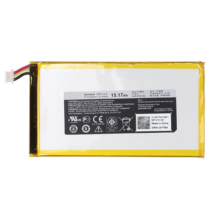 Reemplazo de Batería para ordenador portátil para Dell Venue-7-3730-Tablet Recambio de Batería para ordenador portátil Dell Venue-7-3730-Tablet