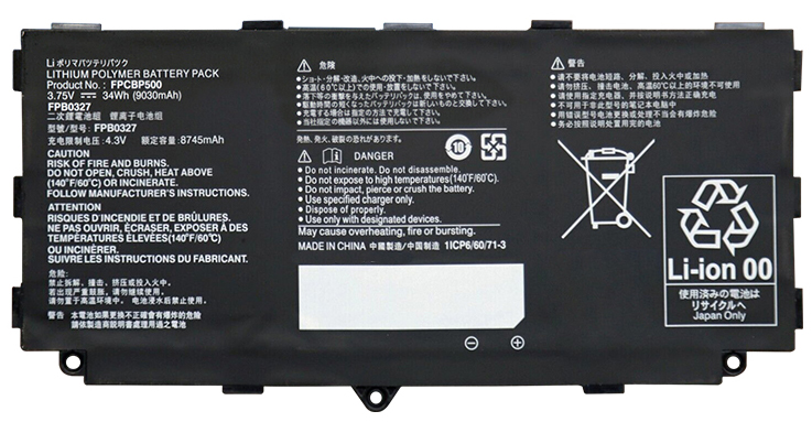 Arrows-Tab-Q506 Batería para ordenador portátil