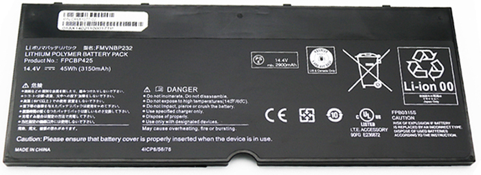 Reemplazo de Batería para ordenador portátil para FUJITSU LifeBook-T936 Recambio de Batería para ordenador portátil FUJITSU LifeBook-T936