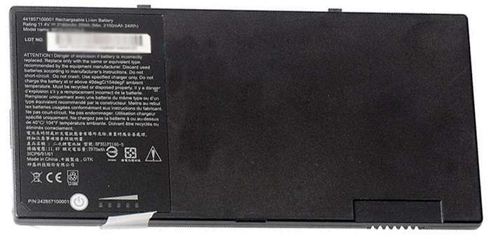 Reemplazo de Batería para ordenador portátil para GETAC 441857100001 Recambio de Batería para ordenador portátil GETAC 441857100001
