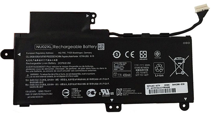 Reemplazo de Batería para ordenador portátil para hp TPN-W117 Recambio de Batería para ordenador portátil hp TPN-W117