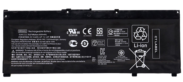 Reemplazo de Batería para ordenador portátil para HP Pavilion-Power-15-CB025TX Recambio de Batería para ordenador portátil HP Pavilion-Power-15-CB025TX