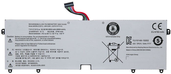 Reemplazo de Batería para ordenador portátil para LG LBG722VH Recambio de Batería para ordenador portátil LG LBG722VH