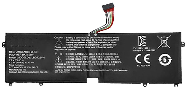 Reemplazo de Batería para ordenador portátil para LG 13z940 Recambio de Batería para ordenador portátil LG 13z940