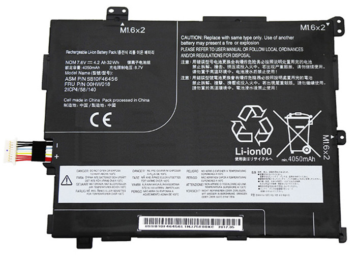 Recambio de Batería para ordenador portátil  LENOVO 00HW016
