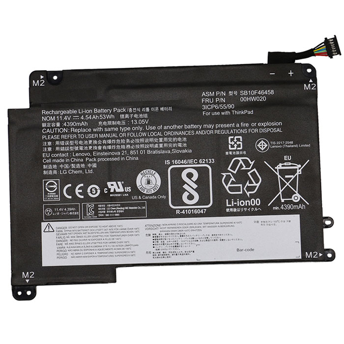 Recambio de Batería para ordenador portátil  LENOVO ThinkPad-P40-Yoga