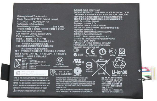 Reemplazo de Batería para ordenador portátil para LENOVO IdeaPad-A7600-F Recambio de Batería para ordenador portátil LENOVO IdeaPad-A7600-F