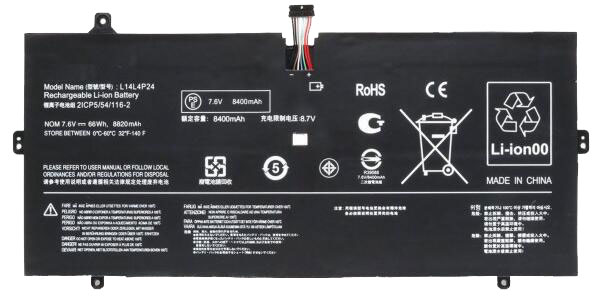 Recambio de Batería para ordenador portátil  LENOVO Yoga-900-13ISK2