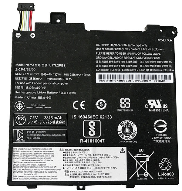 Reemplazo de Batería para ordenador portátil para LENOVO 5B10P54001 Recambio de Batería para ordenador portátil LENOVO 5B10P54001