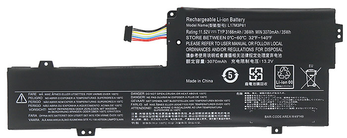 Reemplazo de Batería para ordenador portátil para LENOVO Ideapad-Flex-6-14IKB07 Recambio de Batería para ordenador portátil LENOVO Ideapad-Flex-6-14IKB07