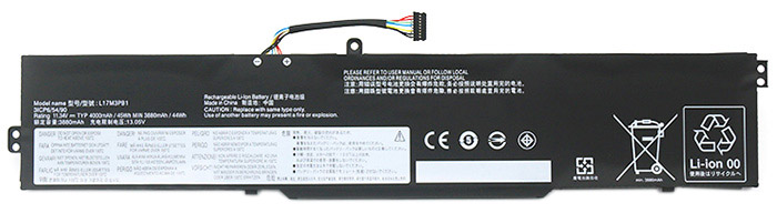 Recambio de Batería para ordenador portátil  LENOVO L17M3PB1