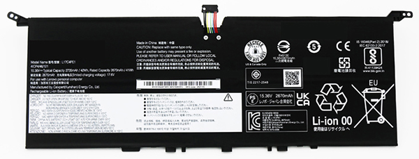 Reemplazo de Batería para ordenador portátil para LENOVO L17M4PE1 Recambio de Batería para ordenador portátil LENOVO L17M4PE1