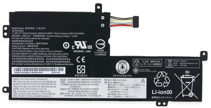 Reemplazo de Batería para ordenador portátil para LENOVO 5B10W67367 Recambio de Batería para ordenador portátil LENOVO 5B10W67367