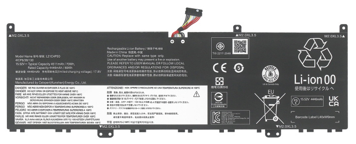 L21D4PE0 Batería para ordenador portátil