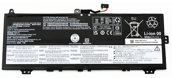 Reemplazo de Batería para ordenador portátil para LENOVO L20C4PG4 Recambio de Batería para ordenador portátil LENOVO L20C4PG4