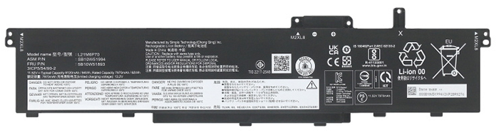 Reemplazo de Batería para ordenador portátil para LENOVO L21M6P70 Recambio de Batería para ordenador portátil LENOVO L21M6P70